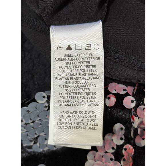 Dress The Population Sequin Bodycon Lola Dress Long Sleeve Size M NEW - Picture 7 of 7